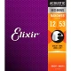 Elixir 11052 Nanoweb 80/20 Bronze Akustik Gitar Teli (12-53) 1