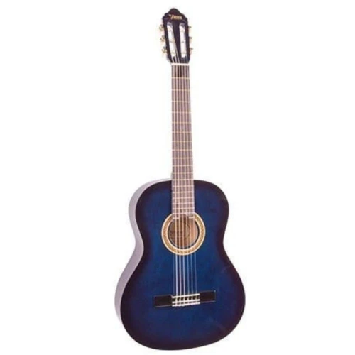 Valencia Vc101tbus Klasik Gitar 1/4 Mavi Sap Çelikli 3