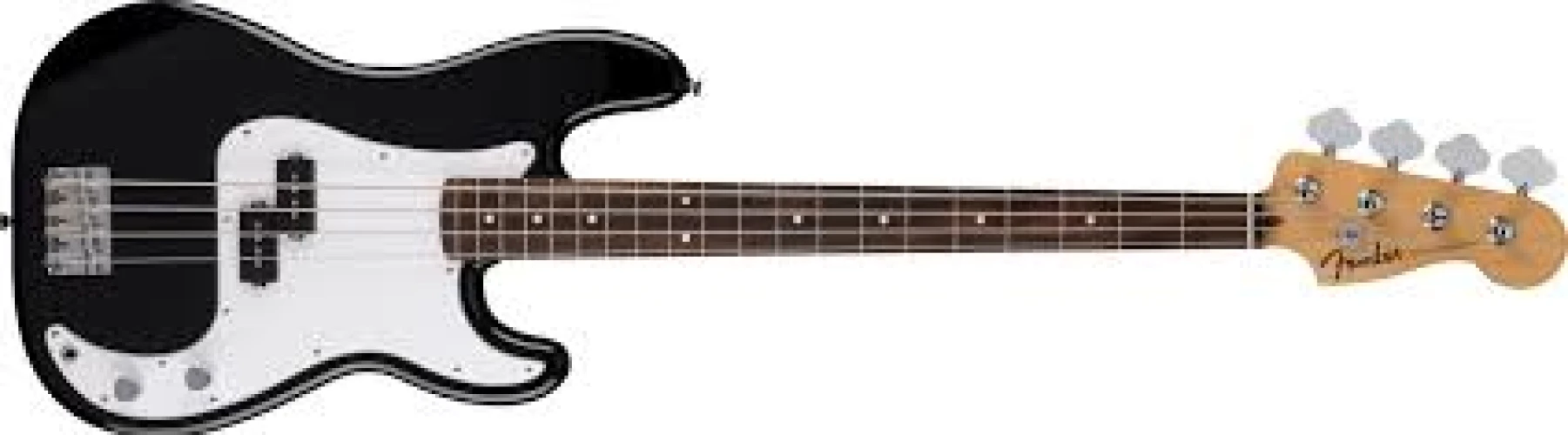 Fender Standard Precision Bass Laurel Klavye Black Bas Gitar 1