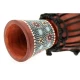 Meinl HDJ8-XXS African Style XX-Small Djembe (Red Flower Desing) 5