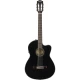 Fender CN-140SCE Nylon Thinline Black Elektro Klasik Gitar 2