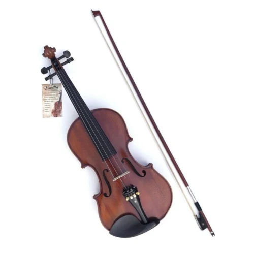 VANETTA VL-3 / 3/4 Masif Ağaç Abanoz Aksam Keman 3