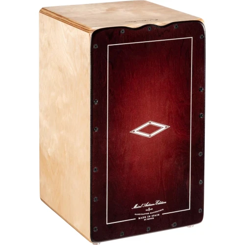 Meinl AETLRF Line Artisan Edition Flamenco Solea Line Cajon (Dark Red Burst) 1