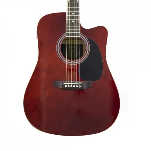 Almira F650N-WRC Wine Red Elektro Akustik Gitar 2