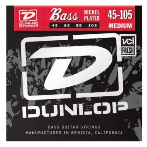 Jim Dunlop DBN45105 4 Telli Bas Gitar Teli (45-105) 1