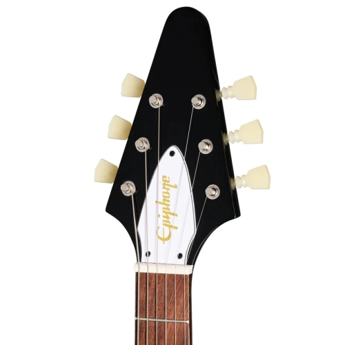 Epiphone Jimi Hendrix "Love Drops" Flying V Elektro Gitar (Ebony) 6