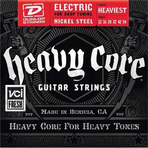 Jim Dunlop DHCN1254 Heavy Core Elektro Gitar Teli (12-54) 1