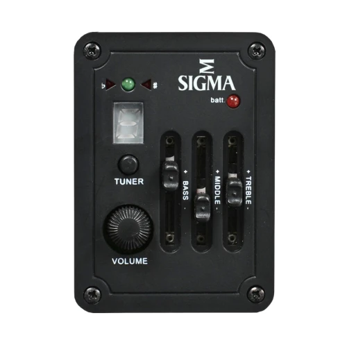 Sigma DMCE-BKB Elektro Akustik Gitar (Siyah) 3