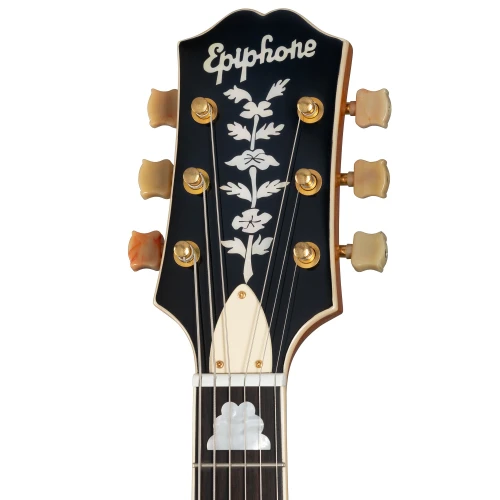 Epiphone 150th Anniversary Zephyr Deluxe Regent Hollow Body Elektro Gitar (Aged Antique Natural) 6