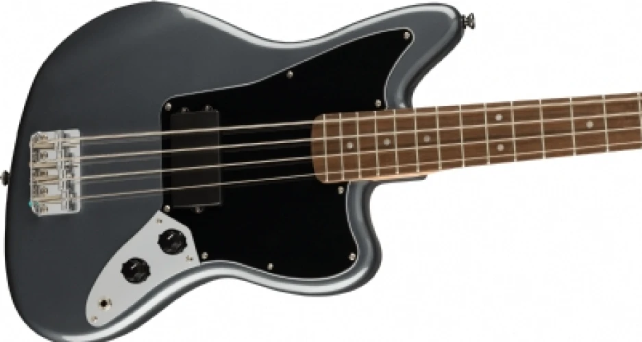 Squier Affinity Jaguar Bass H Laurel Klavye Charcoal Frost Metallic Bas Gitar 3