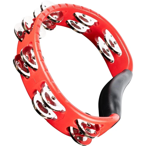 Meinl HTMT1R Stainless Steel Jingles Headliner Range Hand Tamburin (Kırmızı) 2