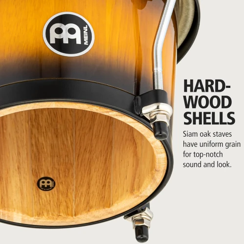 Meinl Headliner Series HB100 Wood 6.75"/8" Bongo Set 3
