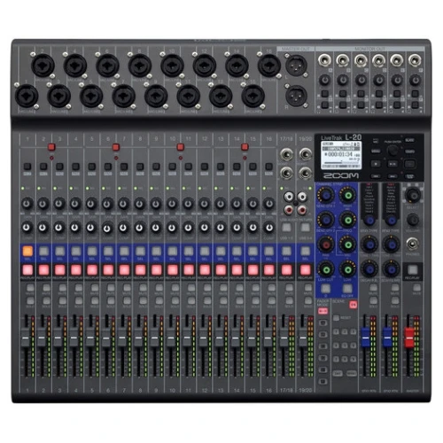 Zoom LiveTrak L-20 20-Kanal Dijital Mikser 3