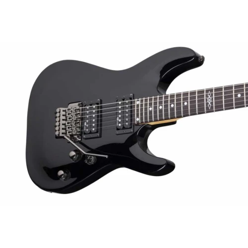 Schecter SGR C-1 FR Elektro Gitar (Gloss Black) 2