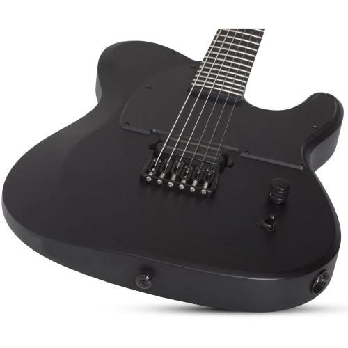 Schecter PT Black Ops Elektro Gitar (Satin Black Open Pore) 4