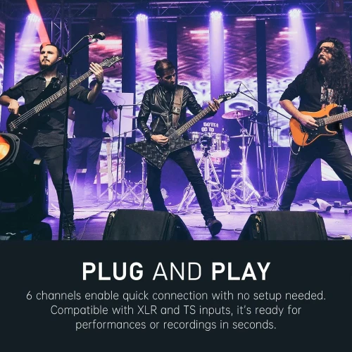 Xvive XV-U45R2 2 Alıcı + 1 Vericili Kablosuz In-Ear Monitör Sistemi 5