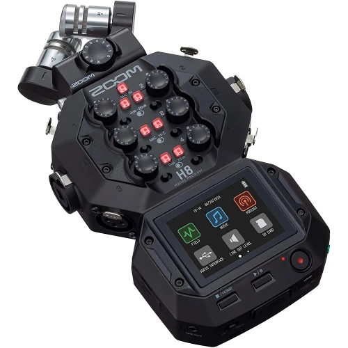 Zoom H8 Ses Kayıt Cihazı (Siyah) 3