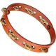 Meinl Wood Brass Jingle Hand Tamburin (Antique Brown) 1
