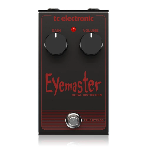 TC Electronic EYEMASTER METAL DISTORTION Skull-Pounding Metal Distortion Pedal 1