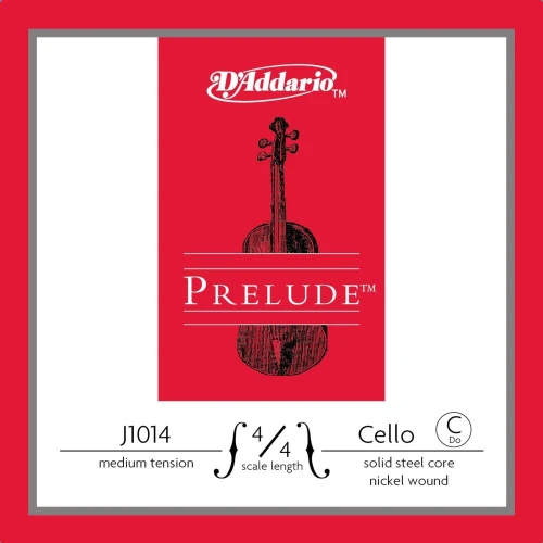 DADDARIO J1014 CELLO TEK TEL, PRELUDE, C-(DO), 4/4, MEDIUM 2