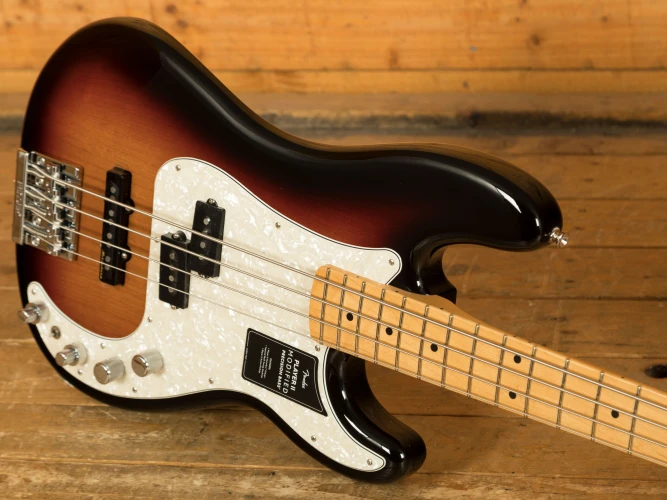 Fender Player II Modified Active Precision Bass Akçaağaç Klavye 3 Ton Sunburst Bas Gitar 1