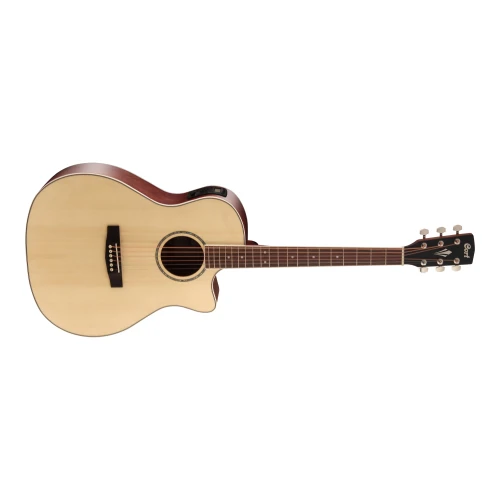 Cort Gamedx Lh Op Elektro Akustik Gitar Solak, Grand Auditorium Kasa 2
