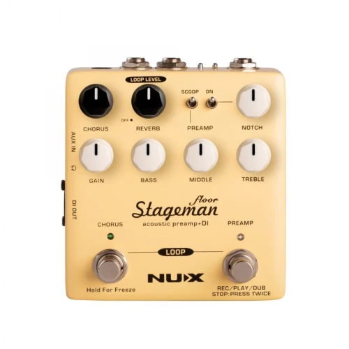 Nux NAP-5 Stageman Akustik Enstruman Preamp & DI Box 2