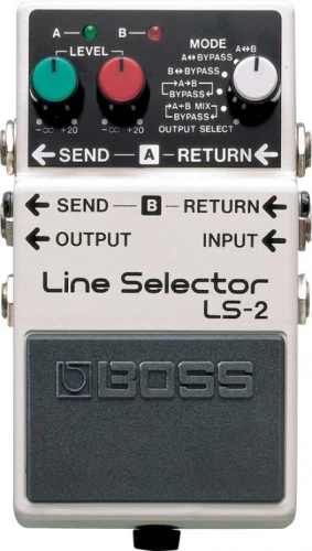Boss LS-2 Line Selector Compact Pedalı 1