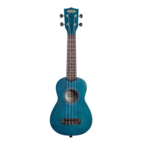 Kala KA-SEMB Egzotik Maun Soprano Ukulele (Blue) 1