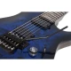 Schecter Omen Elite-6 FR Elektro Gitar (See-thru Blue) 5