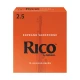 D\'Addario Woodwinds Rico RIA1025 Soprano Saksafon Kamışı No:2.5 2