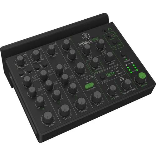 Mackie Mobilemix 8 Kanal Dahili Efektli ve Bluetooth Bağlantılı Pil ile Çalışabilen Mikser 2