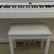 ARTESIA DP-3-WH Piano (Mat Beyaz) ve Beyaz Piano Taburesi 2