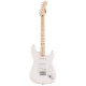 Squier Sonic Stratocaster Hard Tail Akçaağaç Klavye WPG Arctic White Elektro Gitar 1