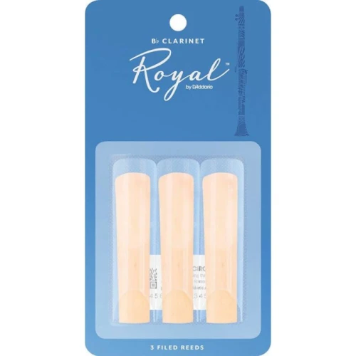 Rico Royal Rcb0325 Royal Bb Klarnet Kamışı, (3’lü Paket), No:2.5 1
