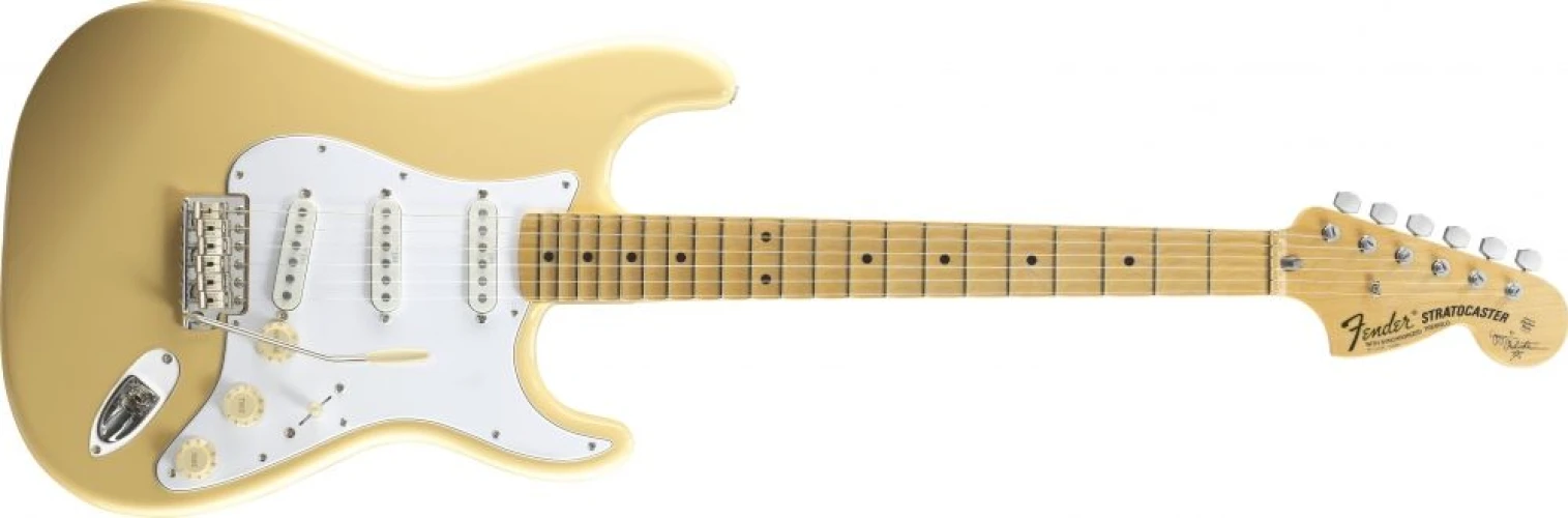 Fender Yngwie Malmsteen Stratocaster Scalloped Akçaağaç Klavye Vintage White Elektro Gitar 2