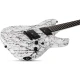 Schecter C-1 Ink Bomb Elektro Gitar (Black Ink Splatter) 2