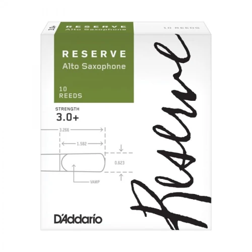 D\'Addario Woodwinds Reserve DJR10305 Alto Saksafon Kamışı No:3+ 3