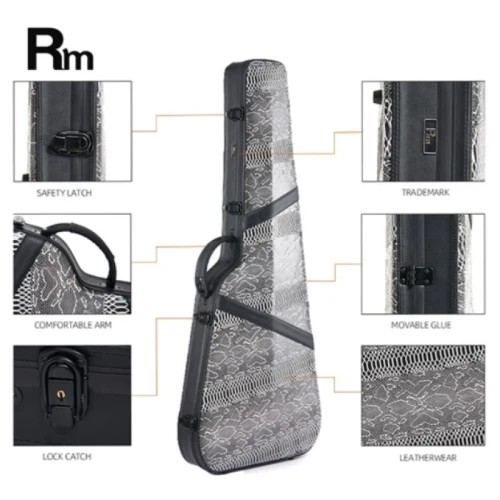 Real Mission Venüs fiberglas Elektro Gitar Hardcase 3