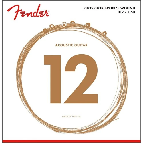 Fender Phosphor Bronze Acoustic Ball End 60L .012-.053 Akustik Gitar Teli 2