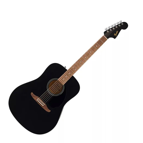 Fender California Debut Redondo Dreadnought Ceviz Klavye Black Akustik Gitar 2