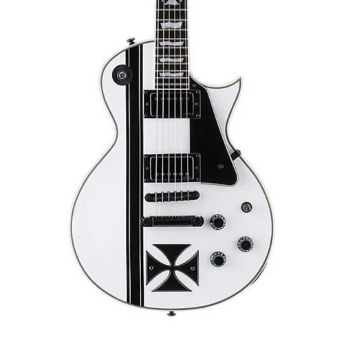 ESP LTD James Hetfield Signature Iron Cross Snow White Elektro Gitar 1