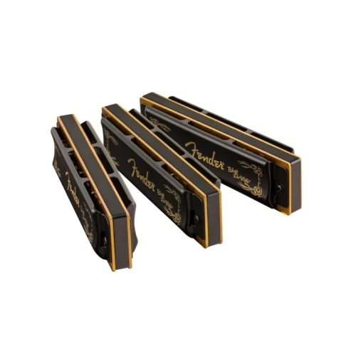 Fender Blues DeVille 3 Adet Çantalı C G A Mızıka Seti 5