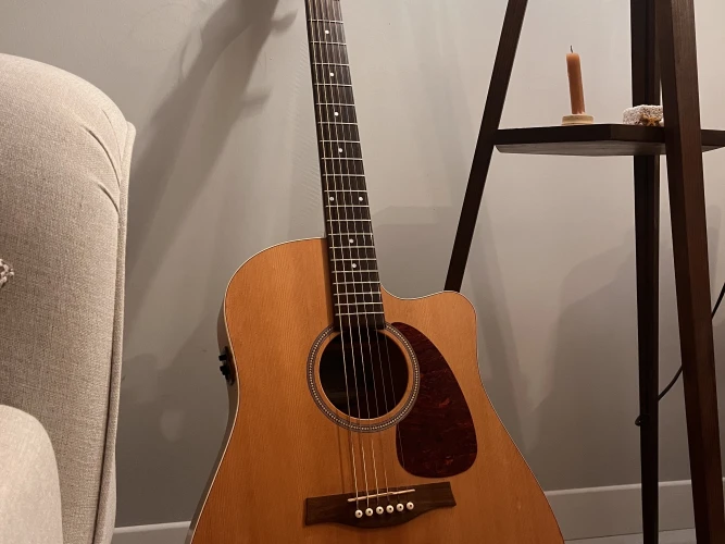 Seagull Entourage CW QI Elektro Akustik Gitar (Natural Spruce) 2