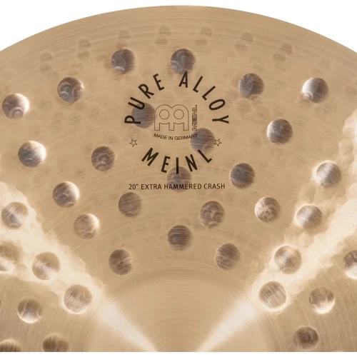 Meinl 20"  Pure Alloy Extra Hammered Traditional Crash Zil 3