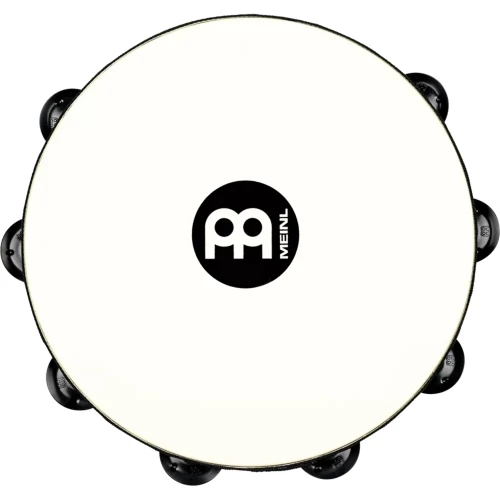 Meinl TAH1BK-R-TF Tour Jingle Wood True Feel Head 1 Row Tamburin (Red Black) 2