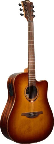 LAG GLA T118DCE-BRS Dreadnought Cutaway Elektro Akustik Gitar 1