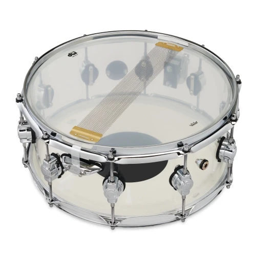 Dw Drums Design Series Acrylic 6 x 14" Trampet (Clear) 3