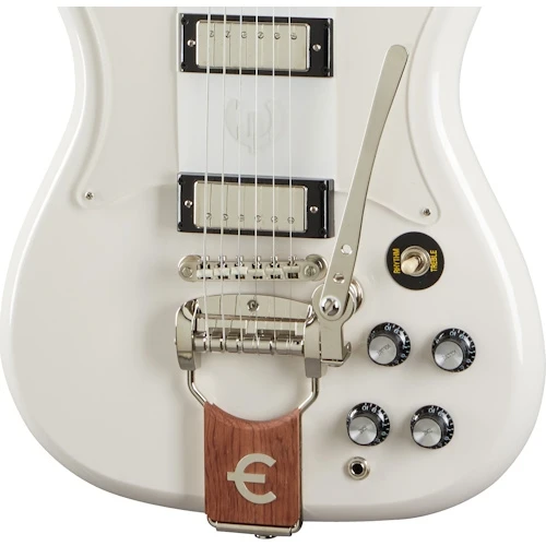 Epiphone Crestwood Custom Tremotone Elektro Gitar (Polaris White) 4