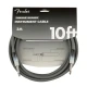 Fender Ombré Düz/Düz Uçlu 3m Silver Smoke Enstrüman Kablosu 2